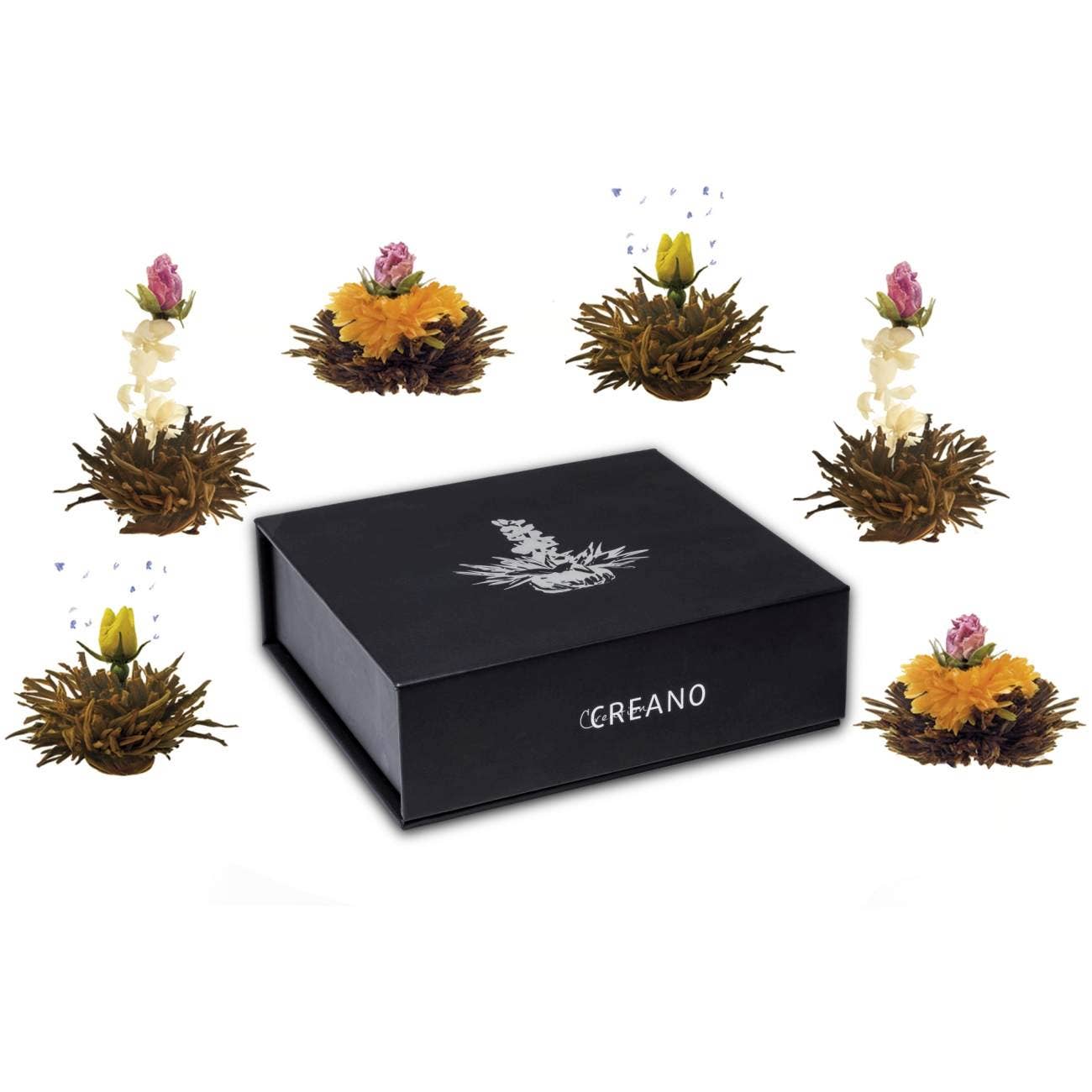 Blooming Sculpture tea, black tea in Magnetic Box