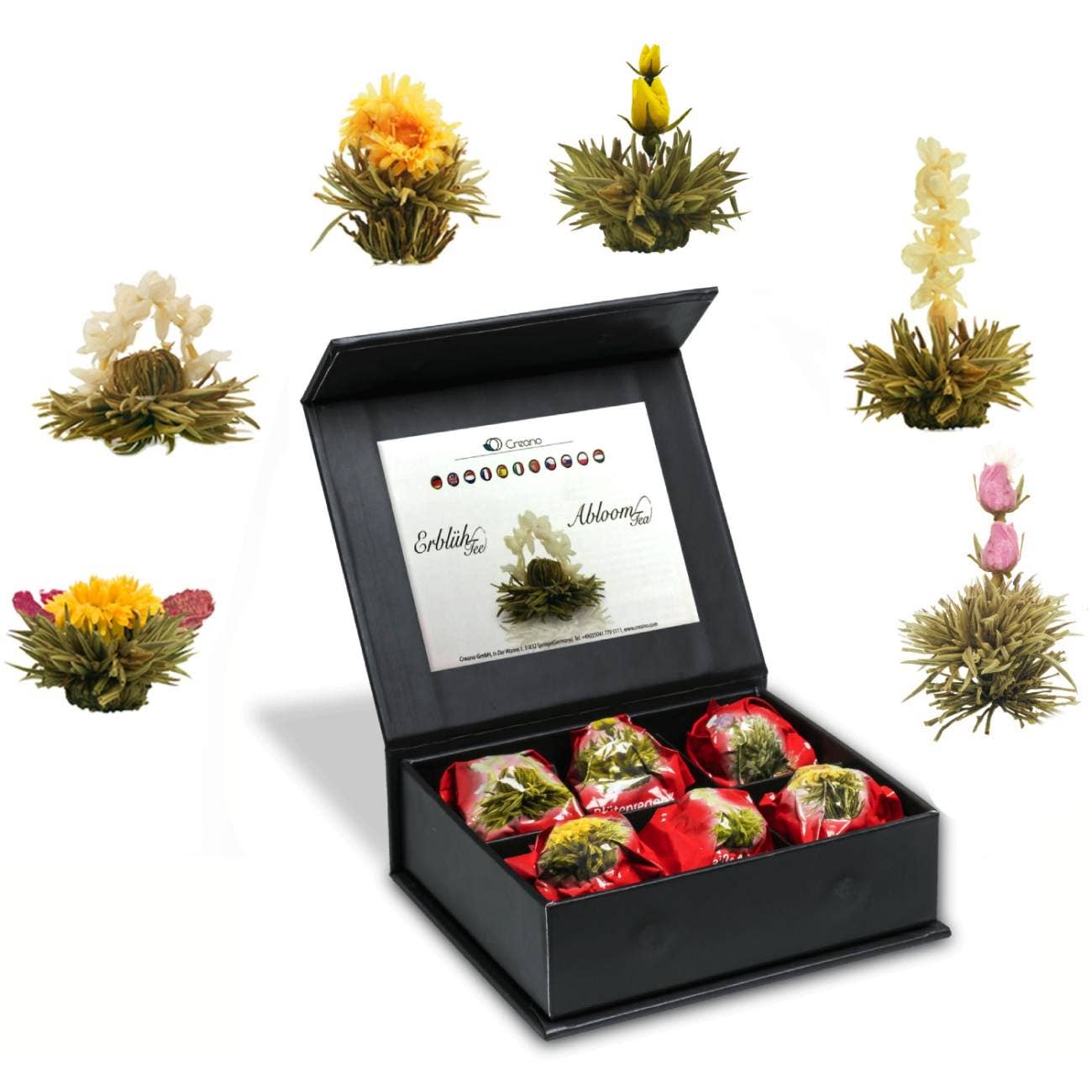 Blooming Sculpture tea, white tea in Magnetic Box