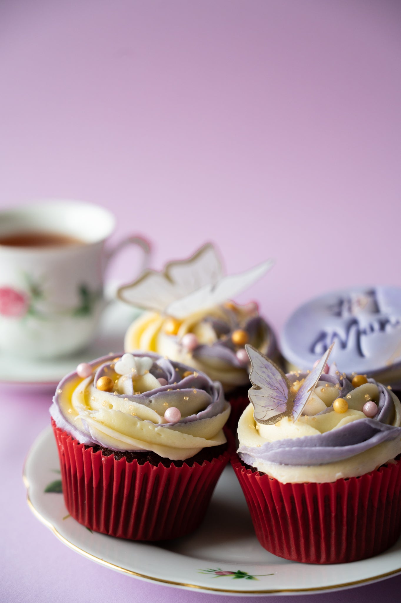 Cupcake Box | Mother's Day Gift Box - Spring Butterfly