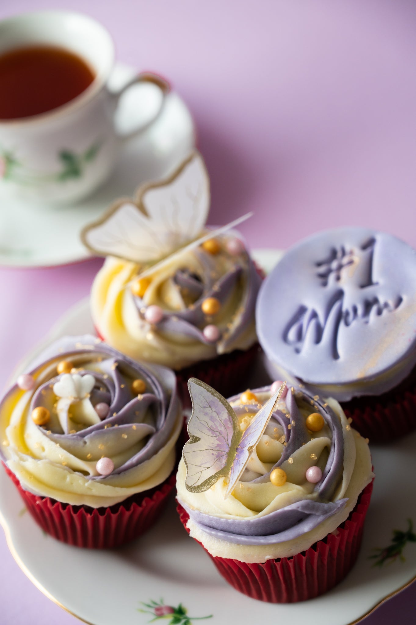 Cupcake Box | Mother's Day Gift Box - Spring Butterfly