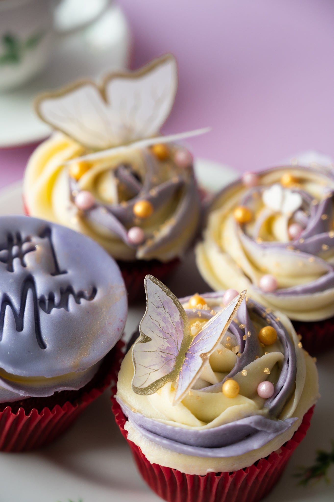 Cupcake Box | Mother's Day Gift Box - Spring Butterfly