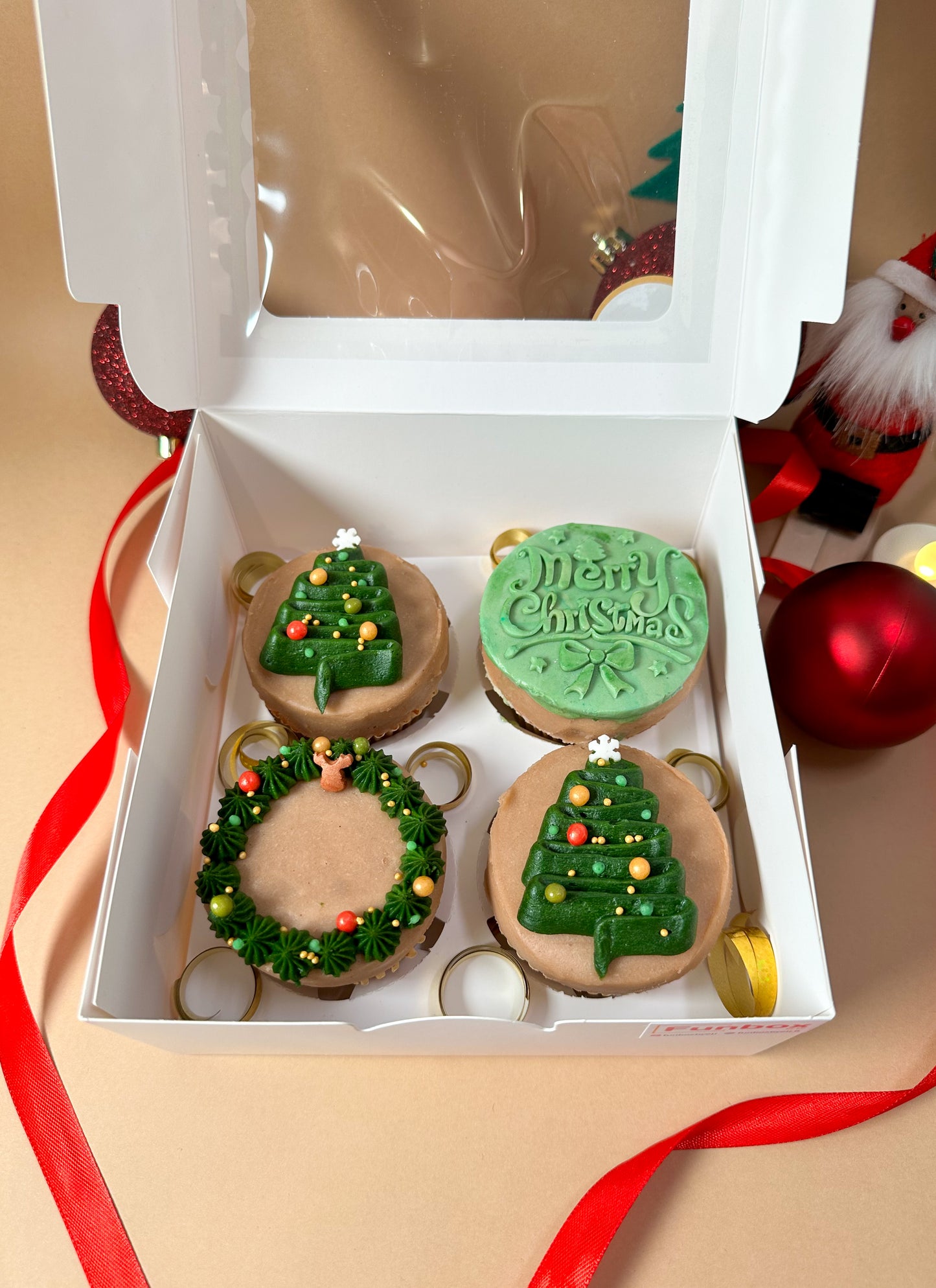 Cupcake Box | Merry Christmas 2024